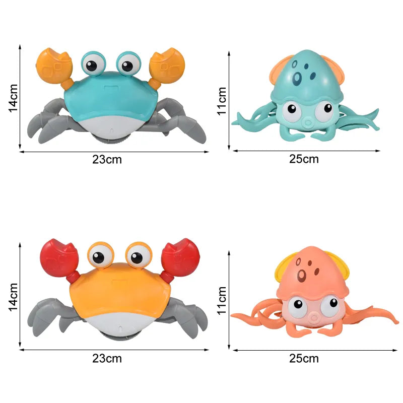 The Crawl and Catch Sea Toy™  The Developmental Playmate Toy for Tummy Time and Toddlers