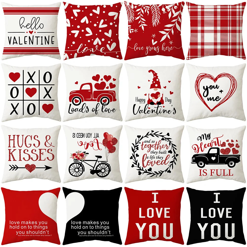 Valentine's Day Gift Cushion Pillow Cover