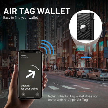 Refined Traceable AirTag Wallet