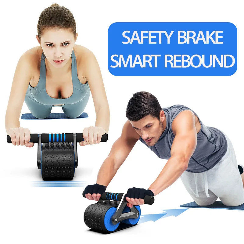 Anti-Slip Automatic Rebound Abdominal Roller