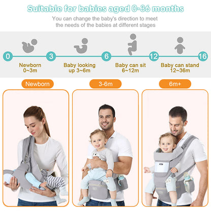 purelyahava™ Ergonomic Cotton Baby Carrier