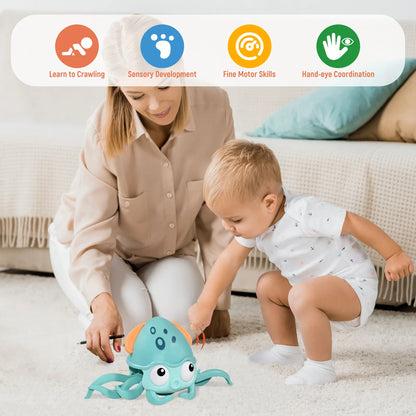 The Crawl and Catch Sea Toy™  The Developmental Playmate Toy for Tummy Time and Toddlers