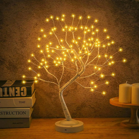 LED Birch Tree Night Light