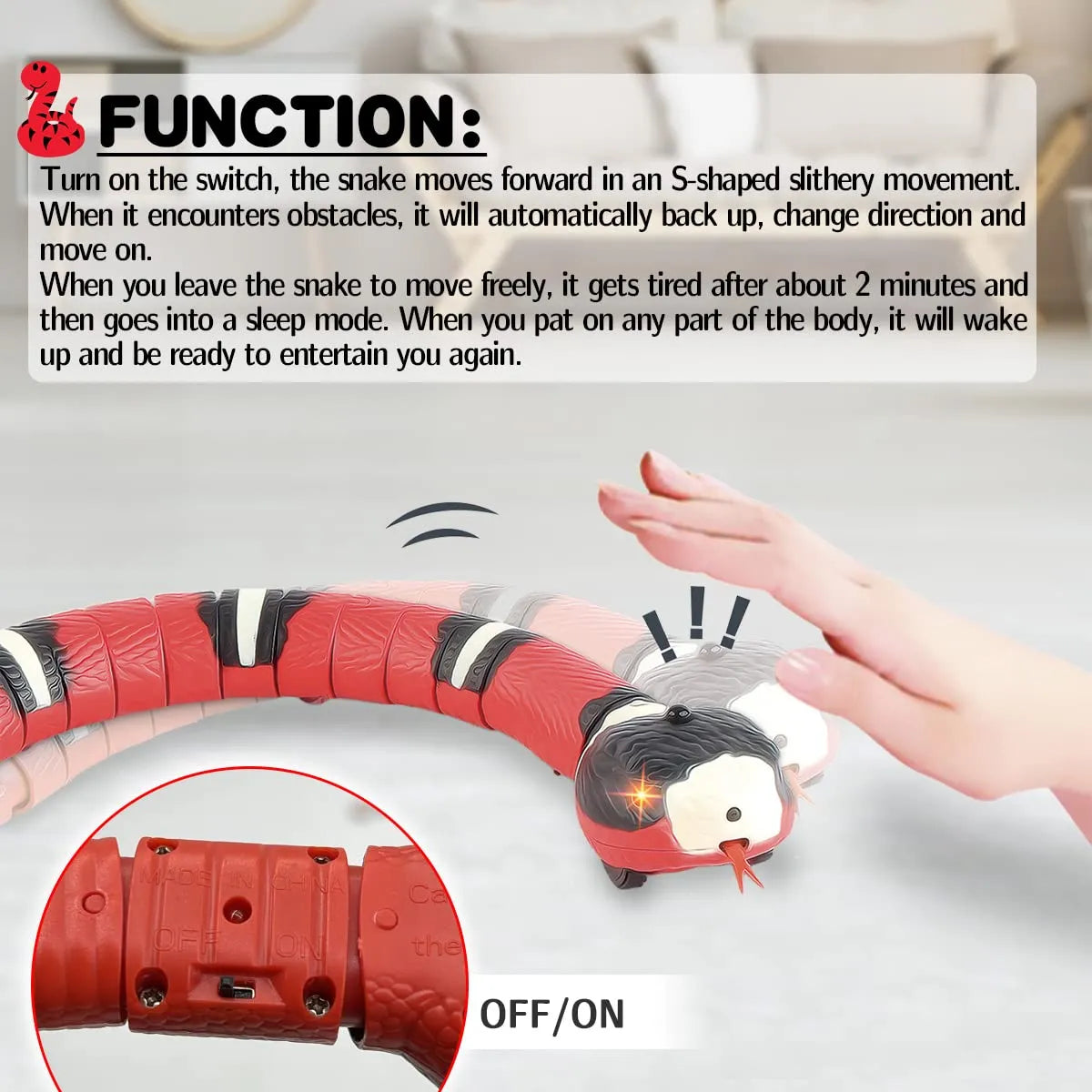 Automatic Electronic Snake Pet Toys