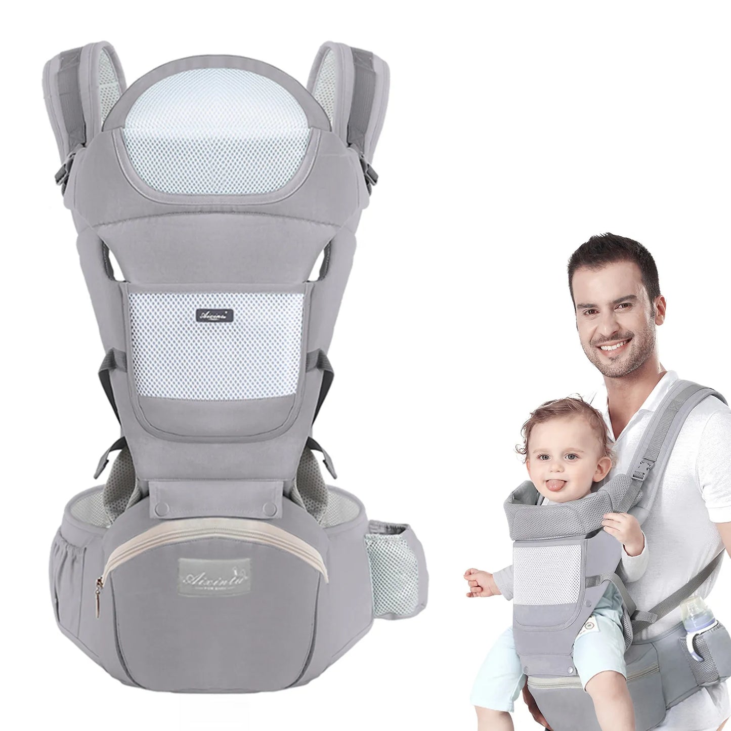 purelyahava™ Ergonomic Cotton Baby Carrier