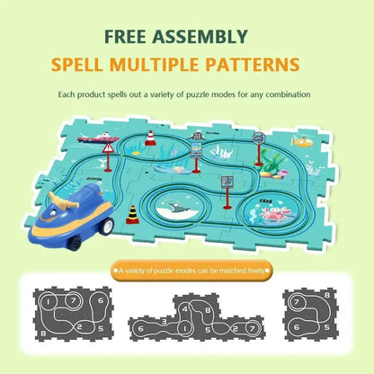 purelyahava™Puzzle Track Play Set