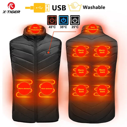 CozyCore™ Heated Vest Battery Operated Multi-Zone Heated Vest