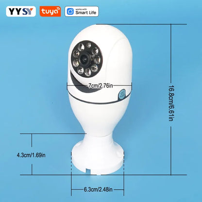 purelyahava™ Smart E27 Bulb Camera