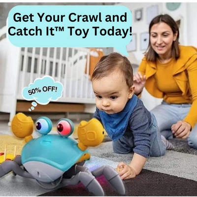 The Crawl and Catch Sea Toy™  The Developmental Playmate Toy for Tummy Time and Toddlers